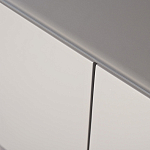 Тумба под телевизор со стеклянной столешницей и с выдвижными ящиками Minimalist Accent варинант исполнения - 3 | Loft Concept в Липецке