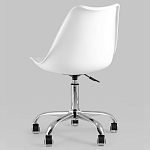 Офисный стул на металлическом основании EGGERY White пластик варинант исполнения - 4 | Loft Concept в Липецке