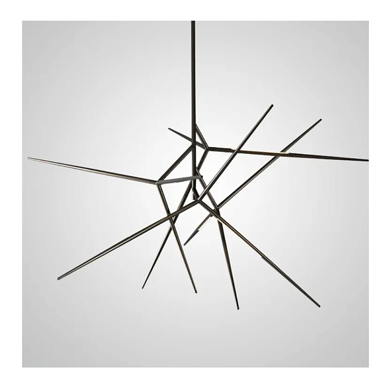 Люстра FLASK Black Глянцевый черный в Липецке | Loft Concept 