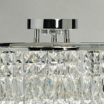 Потолочный светильник круглый с прозрачными подвесками Lunet варинант исполнения - 17 | Loft Concept в Липецке