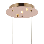Подвесной светильник Metal Acrylic Tube Trio Gold Hanging Lamp варинант исполнения - 3 | Loft Concept в Липецке