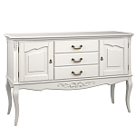 Консоль белая из массива бука с ящиками в стиле прованс White Provence варинант исполнения - 2 | Loft Concept в Липецке