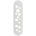 Бра белое овальной формы White Holes варинант исполнения - 2 | Loft Concept в Липецке