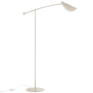 Торшер с поворотным плафоном Aracea Beige Floor Lamp