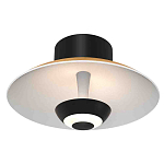 Бра с круглым белым плафоном и черной центральной деталью Natural Harmonie  варинант исполнения - 1 | Loft Concept в Липецке