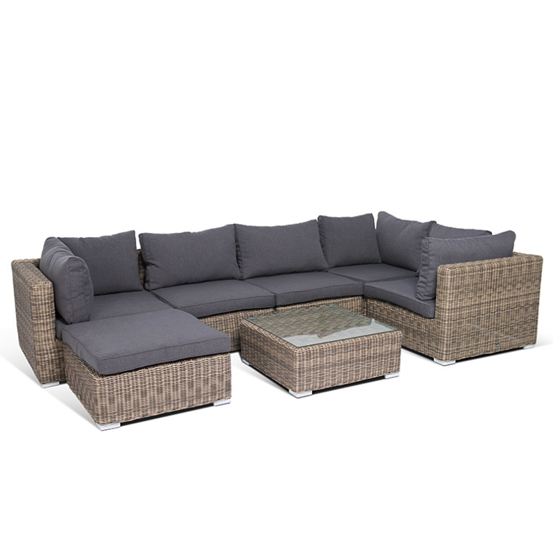 Модульный диван Rottan Grey Серый Модульный диван Rottan Grey Серый в Липецке | Loft Concept