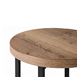 Стол журнальный круглый в стиле лофт Urban Style Space варинант исполнения - 2 | Loft Concept в Липецке