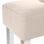 Мягкий пуф на белых ножках Winton Pouf варинант исполнения - 13 | Loft Concept в Липецке