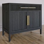 Буфет Primo с двумя ящиками и двумя фасадами Черный дуб варинант исполнения - 3 | Loft Concept в Липецке