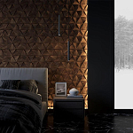 Гипсовая 3D панель с принтографией PM-50 варинант исполнения - 3 | Loft Concept в Липецке