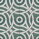 Дизайнерская плитка с узором Петли варинант исполнения - 1 | Loft Concept в Липецке