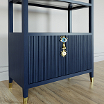 Стеллаж со стеклянными полками Elsa Dreams Blue варинант исполнения - 2 | Loft Concept в Липецке