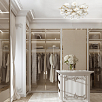 Потолочная люстра круглая ветвистыми бронзовыми элементами и стеклянными рифлеными дисками Textured Glass Chandelier варинант исполнения - 7 | Loft Concept в Липецке