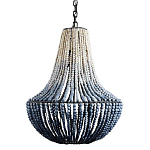 Люстра каплевидной формы украшенная круглыми бусинами Gradient Chandelier Blue White варинант исполнения - 2 | Loft Concept в Липецке