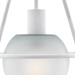 Бра белое с матовым стеклянным плафоном в форме шара White Lighthouse варинант исполнения - 1 | Loft Concept в Липецке