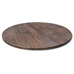 Стол журнальный c коричневой круглой столешницей на четырех металлических ножках Charm Coffee Table варинант исполнения - 2 | Loft Concept в Липецке