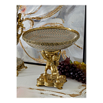 Чаша фарфоровая на двух бронзовых ангелах Eden Garden варинант исполнения - 3 | Loft Concept в Липецке