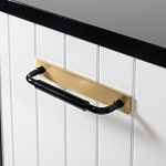 Черно-белый распашной комод Accordo варинант исполнения - 6 | Loft Concept в Липецке