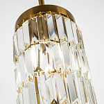 Многоярусная люстра с прямоугольными хрустальными подвесками Allard Crystal Chandelier 3 варинант исполнения - 2 | Loft Concept в Липецке