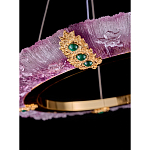 Люстра в форме кольца розовая Warm Pink Light варинант исполнения - 4 | Loft Concept в Липецке