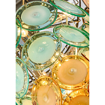 Люстра конусовидная с каскадом из разноцветных круглых подвесов Key Lustar варинант исполнения - 1 | Loft Concept в Липецке