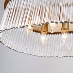 Люстра подвесная овальная со стеклянными трубками Длина 100 см Nembus варинант исполнения - 5 | Loft Concept в Липецке