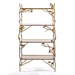 Стеллаж металлический с птичками Primavera варинант исполнения - 1 | Loft Concept в Липецке