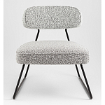 Кресло лаунж Kate букле серый варинант исполнения - 4 | Loft Concept в Липецке