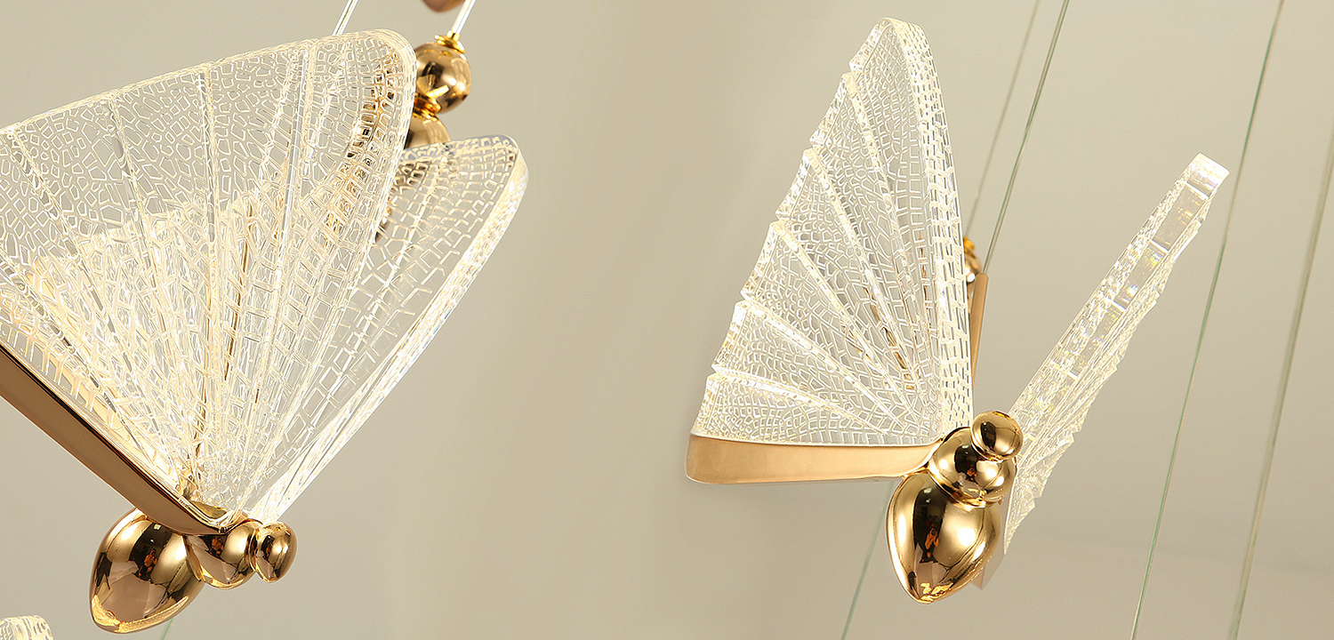 Люстра Glass butterfly chandelier A Люстра Glass butterfly chandelier A - Loft-Concept в Липецке