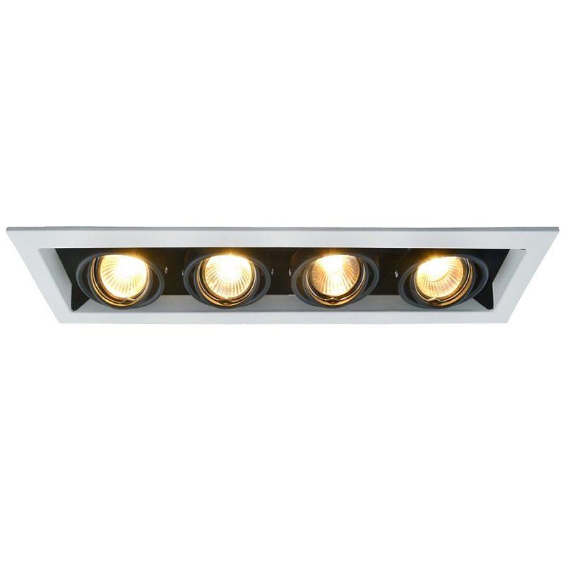 Спот Pointer 4 White and Black spot Белый Черный Спот Pointer 4 White and Black spot Белый Черный в Липецке | Loft Concept