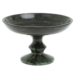 Фруктовница большая из натурального камня Змеевик Шабровский Natural Stone Fruit Bowls варинант исполнения - 1 | Loft Concept в Липецке