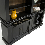 Витрина из массива сосны Sterling Showcase Black варинант исполнения - 5 | Loft Concept в Липецке