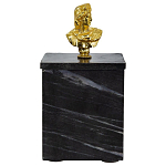 Мраморная шкатулка с бюстом из металла KELLY WEARSTLER варинант исполнения - 2 | Loft Concept в Липецке