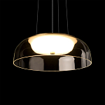 Подвесной светильник  с плоским прозрачным стеклянным плафоном Grada Light варинант исполнения - 8 | Loft Concept в Липецке