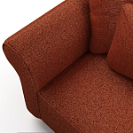 Мебельная ткань Шенилл терракотовый цвет 138 см T4-44 варинант исполнения - 3 | Loft Concept в Липецке