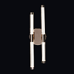 Бра с круглым основанием золотого цвета и двумя вертикальными плафонами Hex Scaffold варинант исполнения - 2 | Loft Concept в Липецке