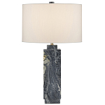 Настольная лампа с корпусом из серого мрамора Breathtaking View варинант исполнения - 3 | Loft Concept в Липецке