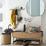 Плетеная корзина для белья с ручками Nyimbo Wicker Basket варинант исполнения - 4 | Loft Concept в Липецке