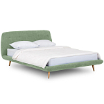 Кровать с мягким изголовьем Palmer Bed варинант исполнения - 9 | Loft Concept в Липецке