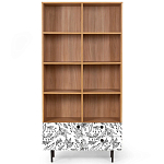 Широкий стеллаж с принтом Elise Rack варинант исполнения - 20 | Loft Concept в Липецке