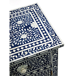 Комод инкрустация костью ORIENTAL Indian синий орнамент варинант исполнения - 4 | Loft Concept в Липецке