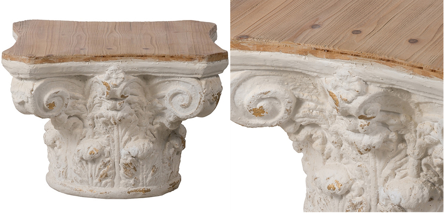 Приставной стол Ancient Roman Column Side Table Приставной стол Ancient Roman Column Side Table - Loft-Concept в Липецке