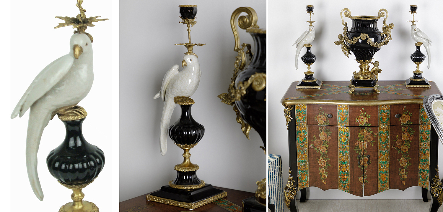 Подсвечник White Parrot Подсвечник White Parrot - Loft-Concept в Липецке