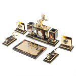 Настольный письменный набор из яшмы и долерита с декором в виде коня Manager Organizer варинант исполнения - 3 | Loft Concept в Липецке