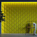 Гипсовая 3D Панель DRAGON SCALE - B варинант исполнения - 2 | Loft Concept в Липецке