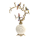 Подсвечник с декором из птиц на ветвях Birds of Paradise варинант исполнения - 1 | Loft Concept в Липецке