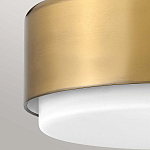 Потолочный светильник круглой формы с белым матовым плафоном Hinkley варинант исполнения - 2 | Loft Concept в Липецке