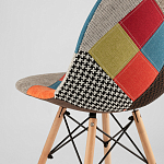 Стул с обивкой в технике пэчворк DSW варинант исполнения - 6 | Loft Concept в Липецке