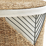 Плетеная корзина для белья Juste Wicker Basket варинант исполнения - 4 | Loft Concept в Липецке