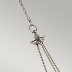 Люстра с прозрачными плафонами из пузырчатого стекла Kichler варинант исполнения - 8 | Loft Concept в Липецке